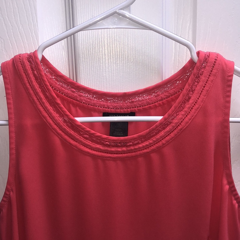 Ann Taylor coral blouse